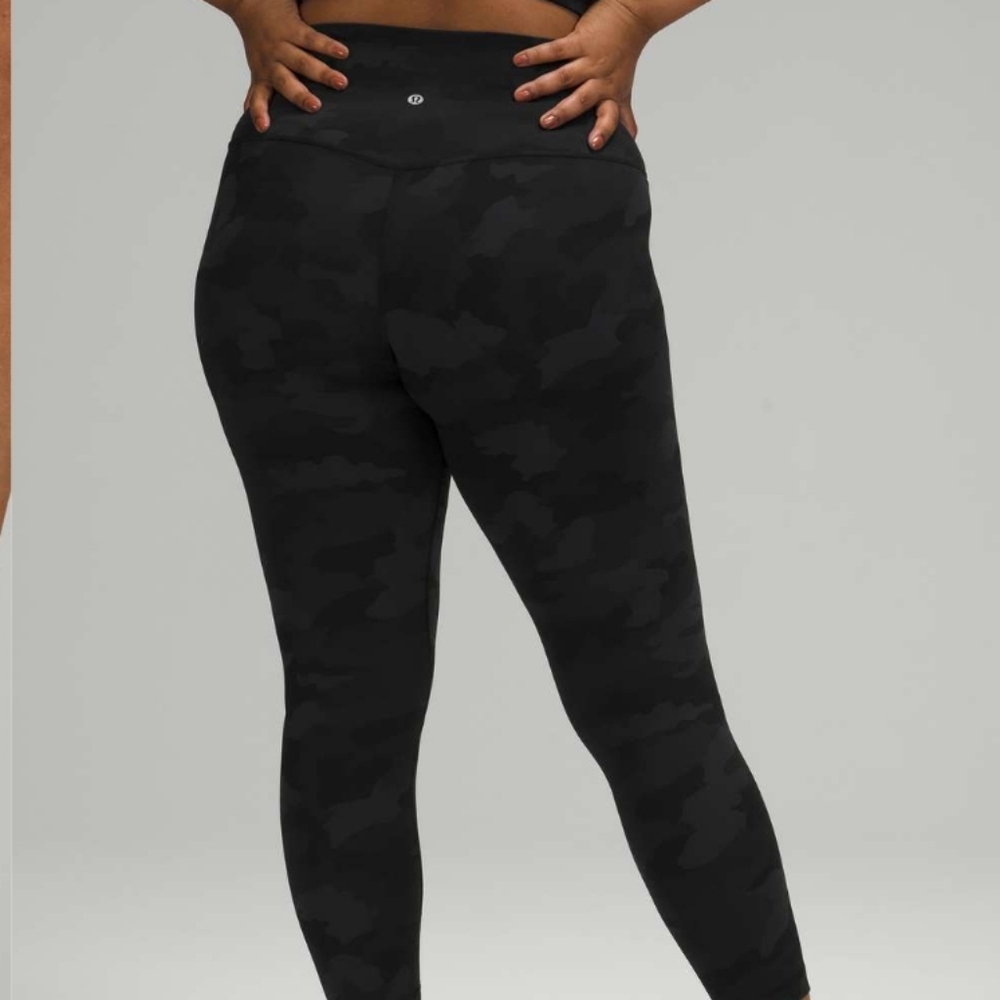 Lululemon Align Pant 28" Heritage 365 Camo Deep Coal Multi